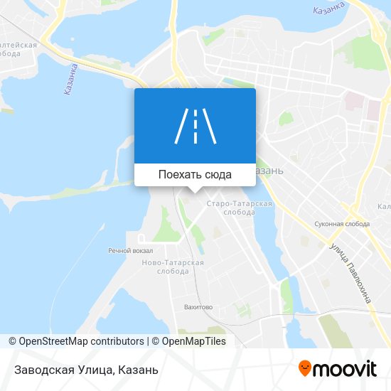 Карта Заводская Улица