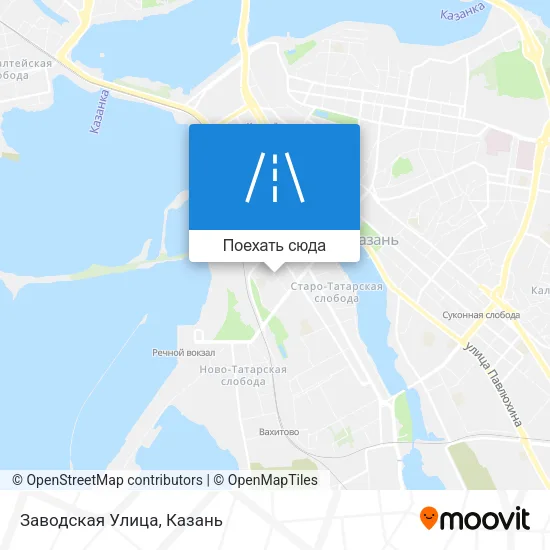 Карта Заводская Улица