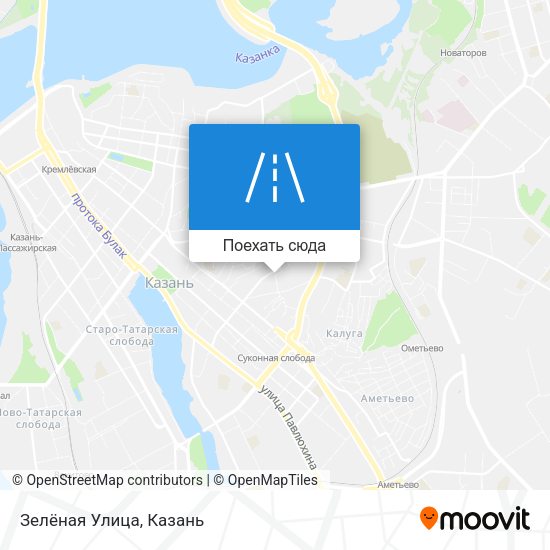 Карта Зелёная Улица
