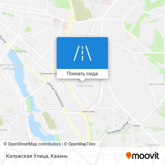 Карта Калужская Улица