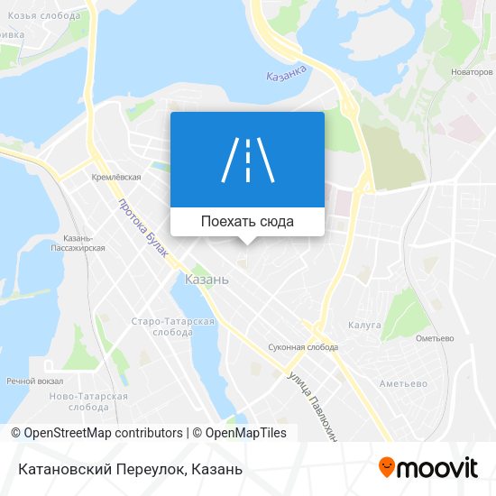 Карта Катановский Переулок