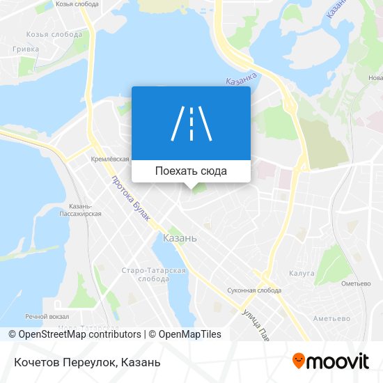 Карта Кочетов Переулок