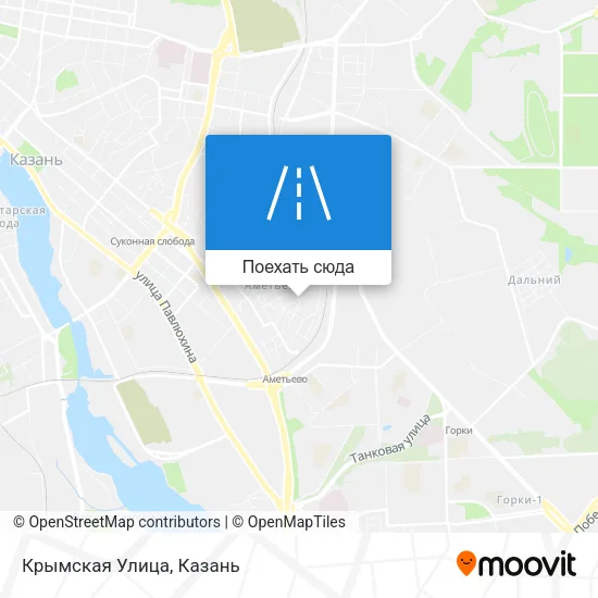 Карта Крымская Улица