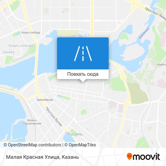 Карта Малая Красная Улица
