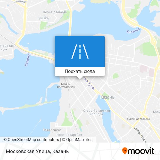Карта Московская Улица