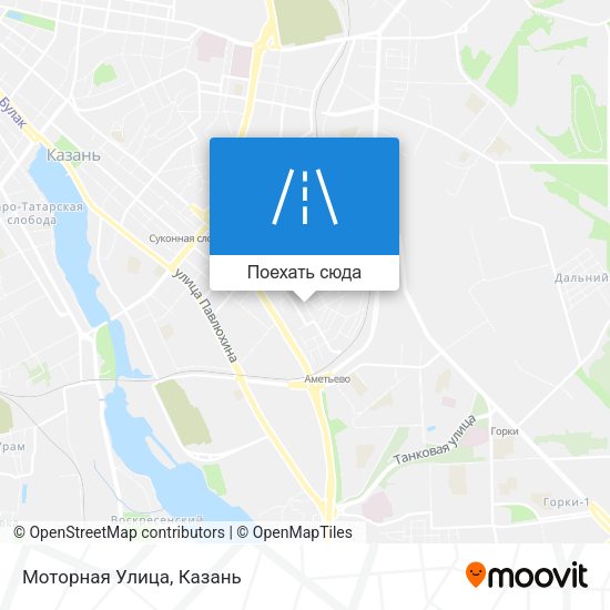 Карта Моторная Улица