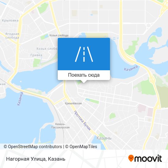 Карта Нагорная Улица