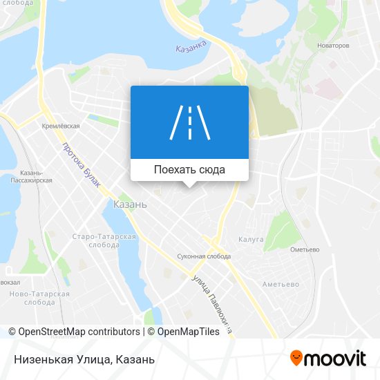 Карта Низенькая Улица