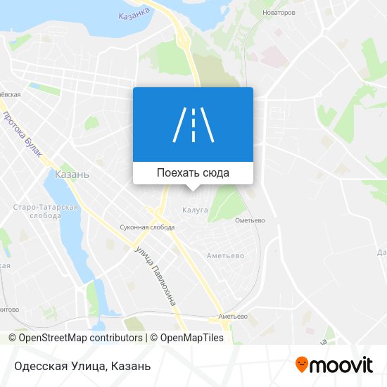 Карта Одесская Улица