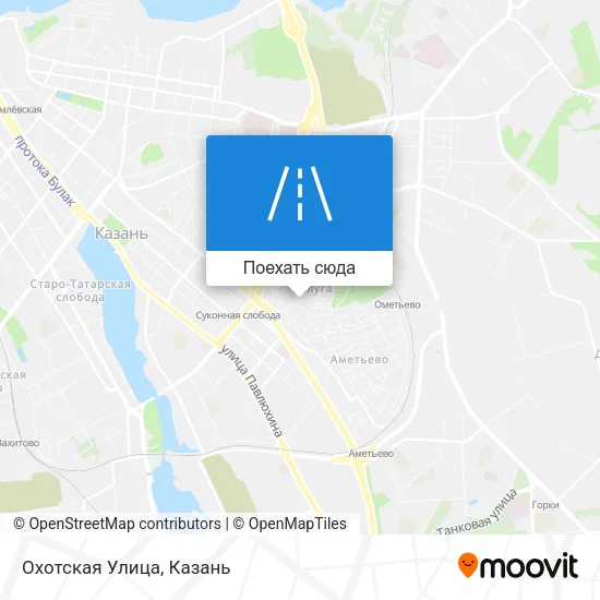 Карта Охотская Улица
