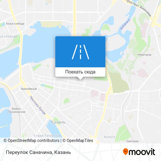 Карта Переулок Саначина