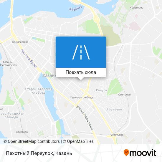 Карта Пехотный Переулок