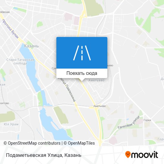 Карта Подаметьевская Улица