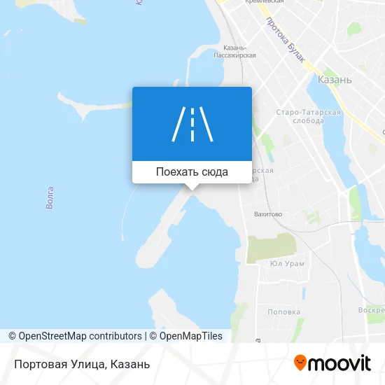 Карта Портовая Улица
