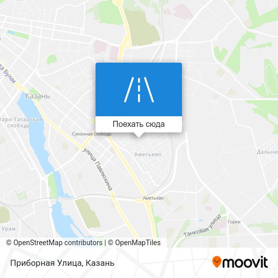 Карта Приборная Улица