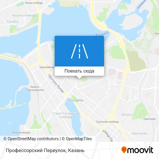 Карта Профессорский Переулок
