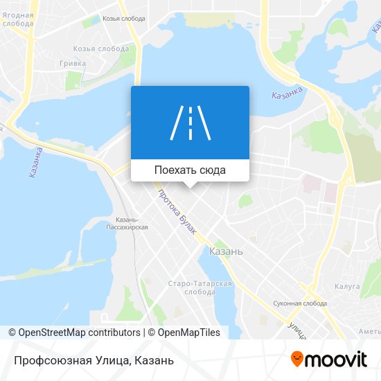 Карта Профсоюзная Улица