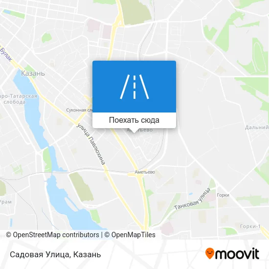 Карта Садовая Улица
