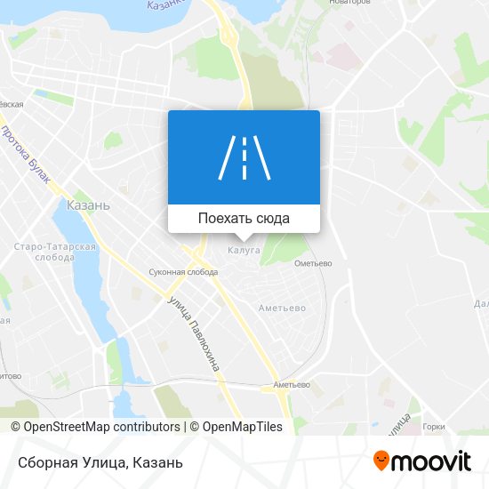 Карта Сборная Улица