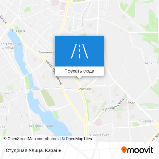 Карта Студёная Улица