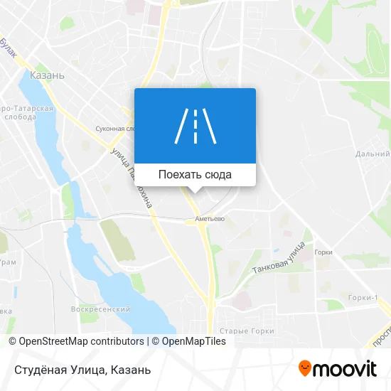 Карта Студёная Улица