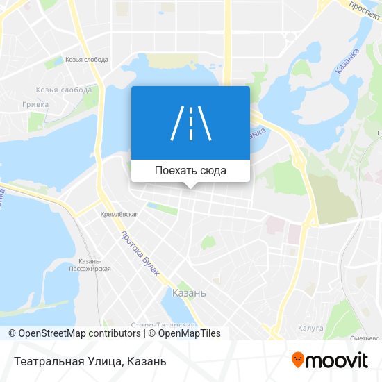 Карта Театральная Улица