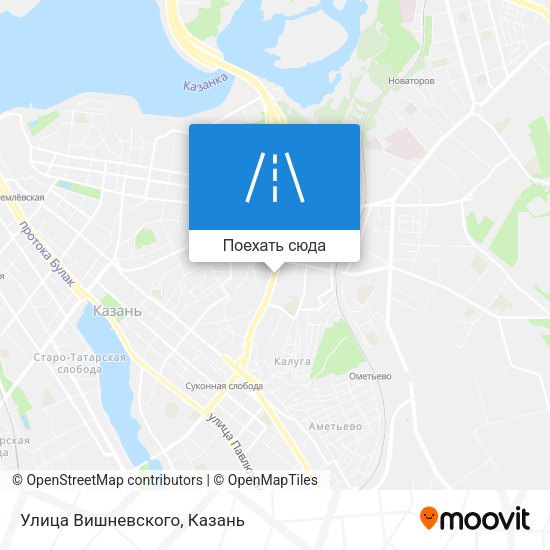 Карта Улица Вишневского