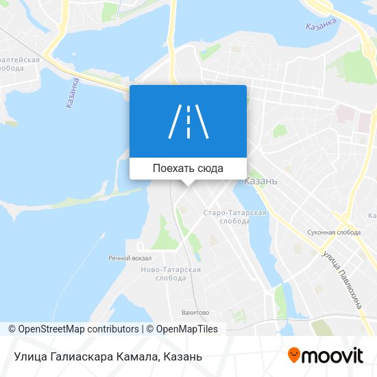 Карта Улица Галиаскара Камала