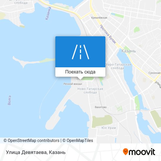Карта Улица Девятаева