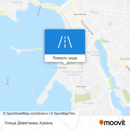 Карта Улица Девятаева