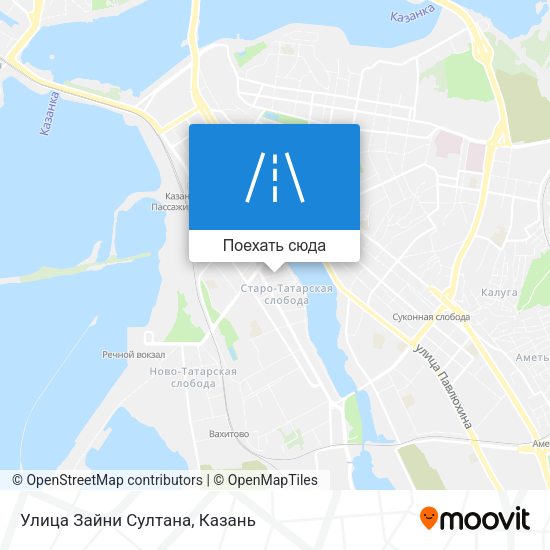 Карта Улица Зайни Султана