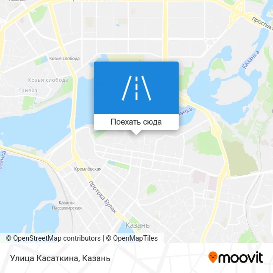 Карта Улица Касаткина