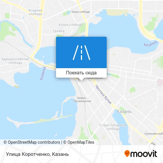 Карта Улица Коротченко