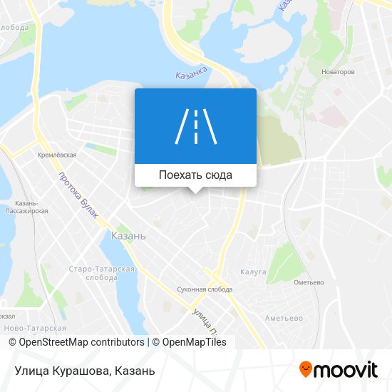 Карта Улица Курашова