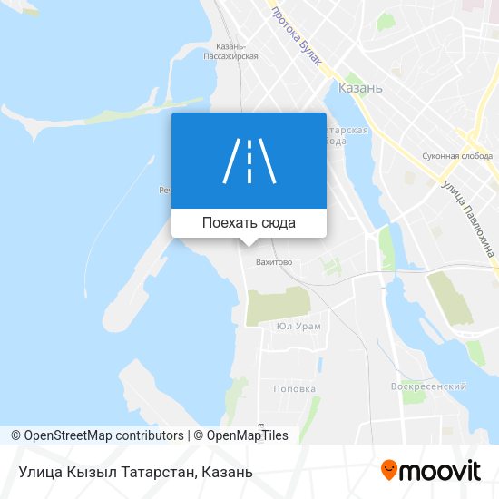 Карта Улица Кызыл Татарстан