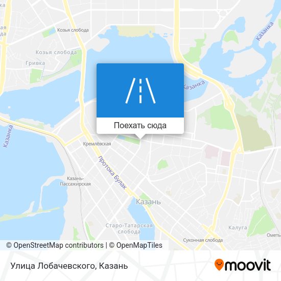 Карта Улица Лобачевского