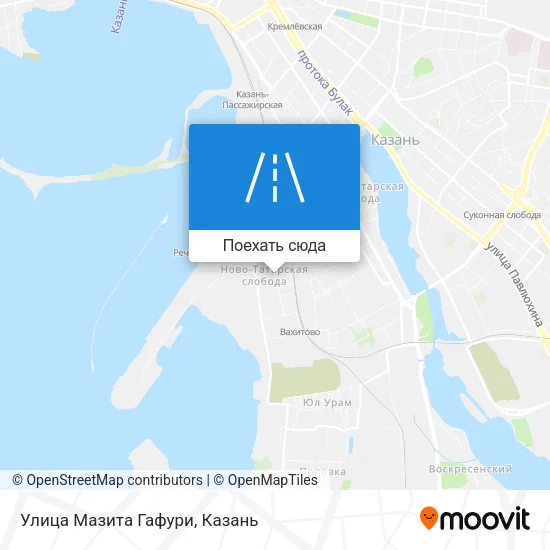 Карта Улица Мазита Гафури