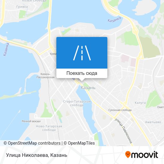 Карта Улица Николаева