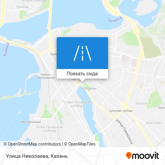 Карта Улица Николаева