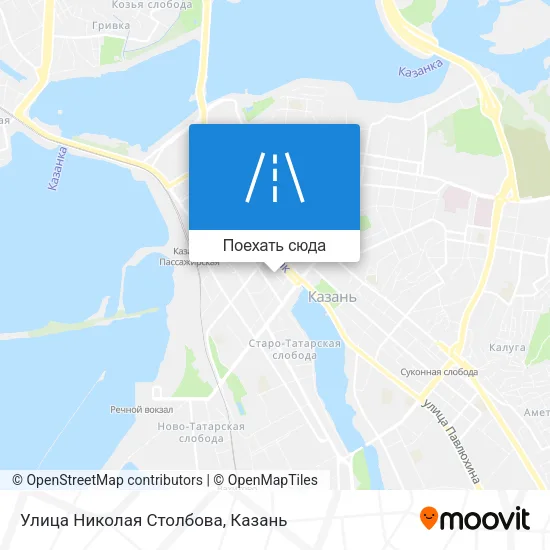 Карта Улица Николая Столбова