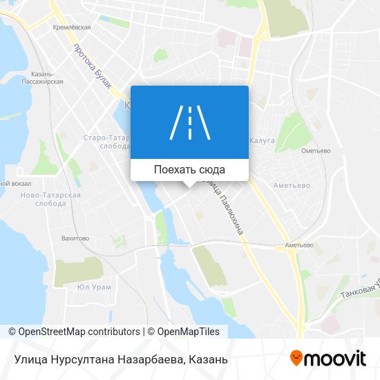 Карта Улица Нурсултана Назарбаева