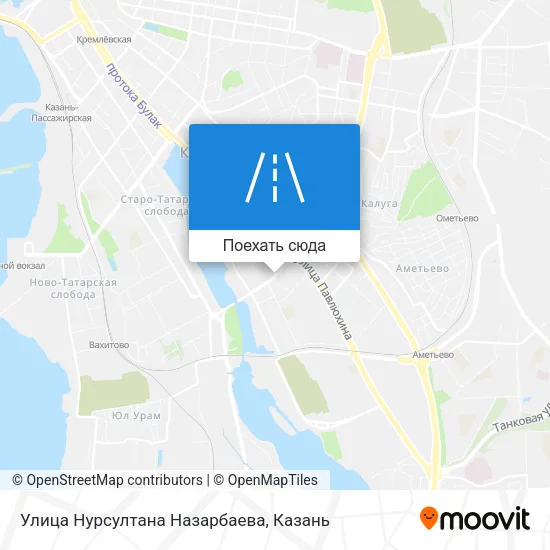 Карта Улица Нурсултана Назарбаева