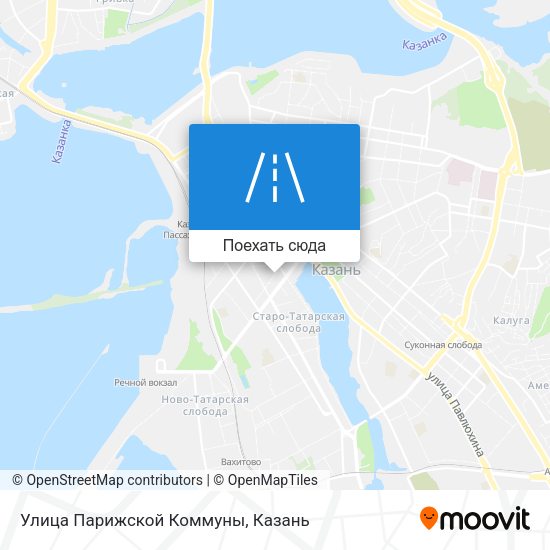Карта Улица Парижской Коммуны