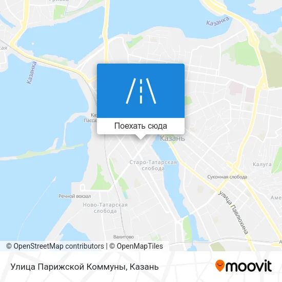 Карта Улица Парижской Коммуны