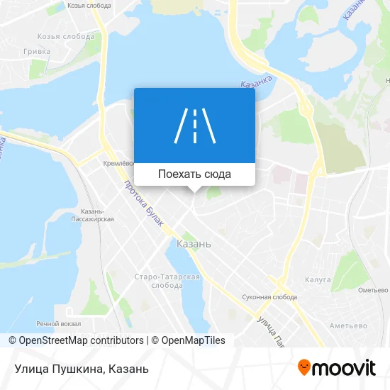Карта Улица Пушкина