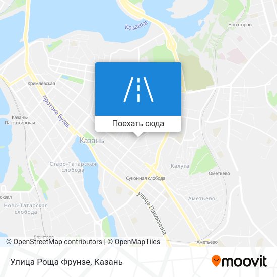 Карта Улица Роща Фрунзе