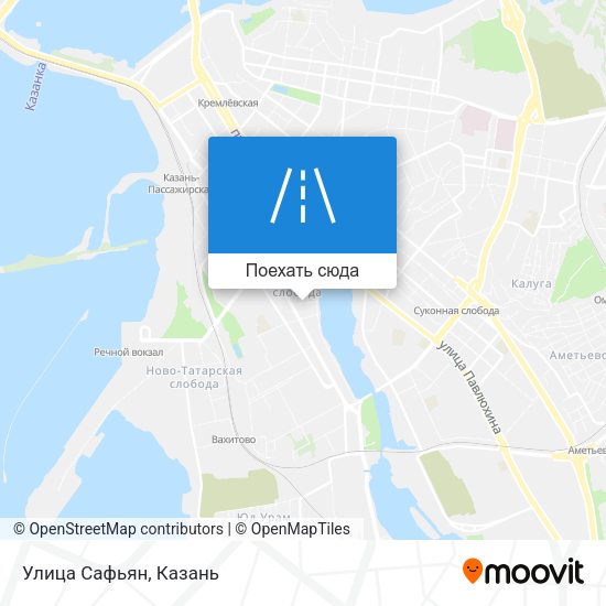 Карта Улица Сафьян