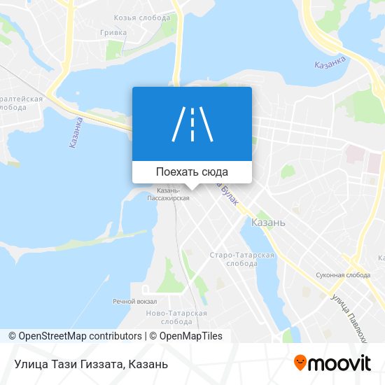 Карта Улица Тази Гиззата