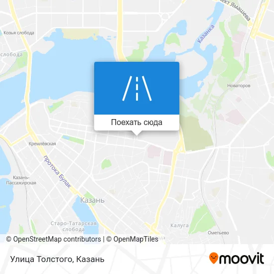 Карта Улица Толстого