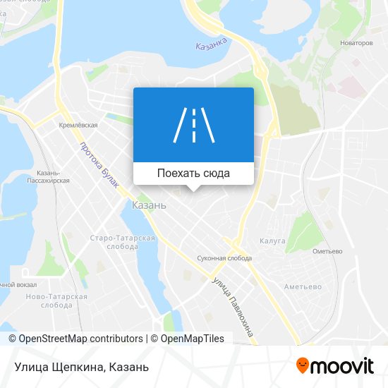 Карта Улица Щепкина